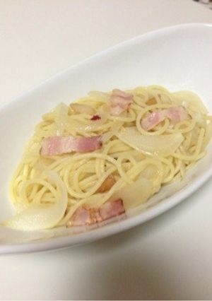 超簡単！新玉ねぎのペペロンチーノ♫-レシピのメイン写真