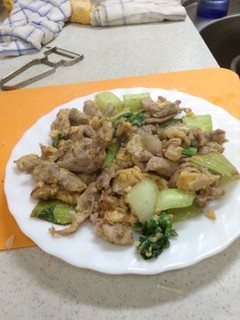 豚肉チンゲン菜の黄色炒め お弁当にも♪-レシピのメイン写真