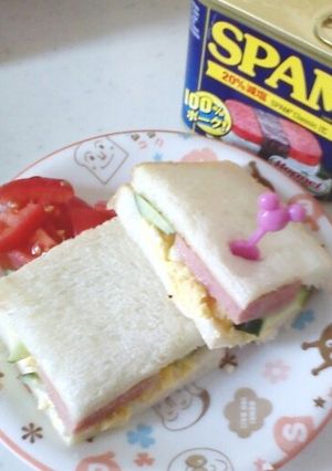 キュウリとスパムで☆ＳＰＡＭサンド☆-レシピのメイン写真