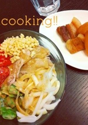 夏先取りサラダうどん-レシピのメイン写真