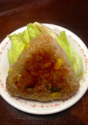 ケチャップライスサンドおにぎり-レシピのメイン写真