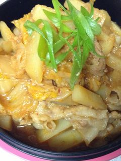 豚キム肉じゃが♬-レシピのメイン写真