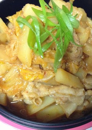 豚キム肉じゃが♬-レシピのメイン写真
