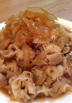 豚バラしゃぶしゃぶ用肉で豚丼♬-レシピのメイン写真