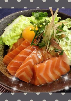サーモンとアボカド丼-レシピのメイン写真