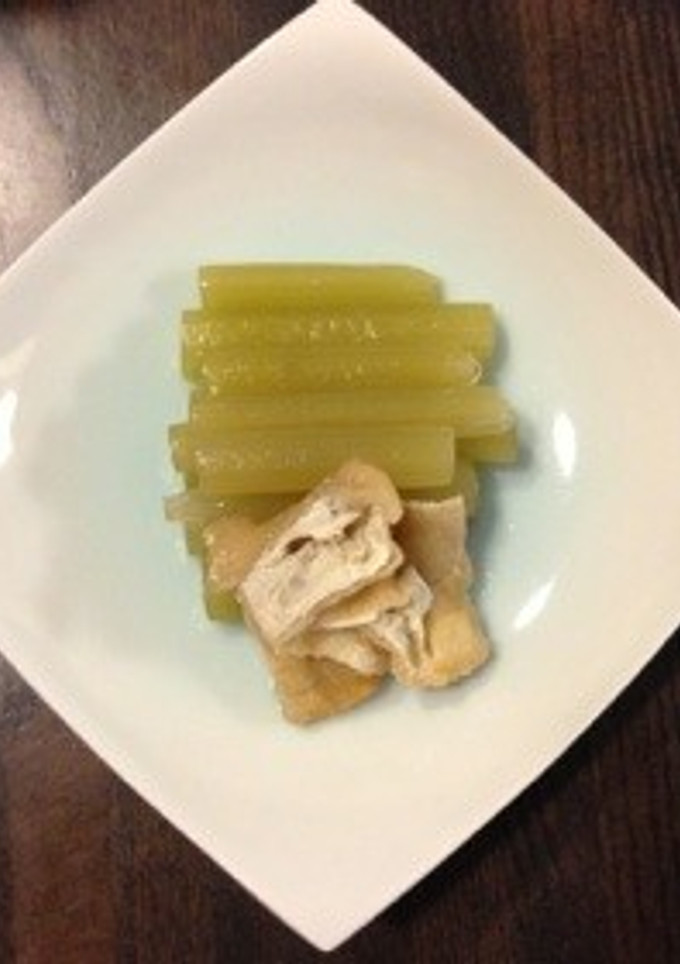 ふきと油揚げの煮物❁-レシピのメイン写真