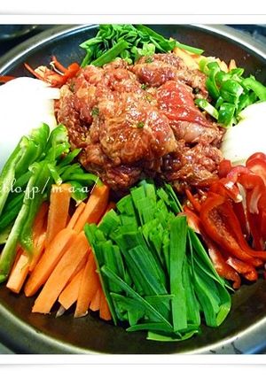 韓国風スキヤキ、チョンゴル。-レシピのメイン写真