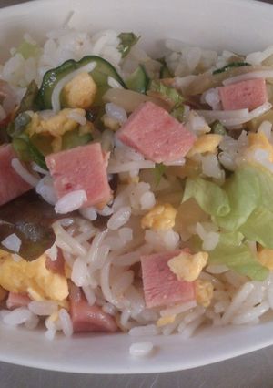 スパムでサラダちらし（ライスサラダ）-レシピのメイン写真