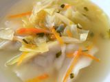 ぷるもち水餃子中華スープ