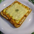 ふわふわムネ肉トースト