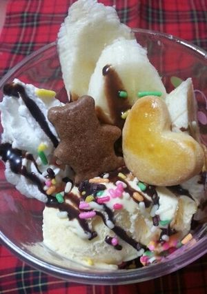*簡単♪バナナチョコパフェ*-レシピのメイン写真