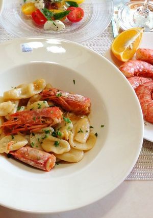 2度美味しい！海老味噌パスタ＆海老グリル-レシピのメイン写真