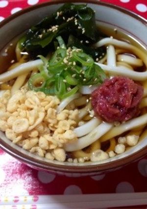 梅ぇ～‼ 冷やしうどん♬+♬+＊-レシピのメイン写真