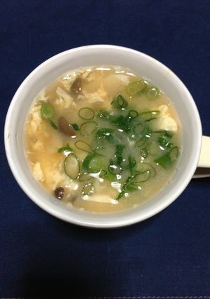 菌活 簡単味噌汁-レシピのメイン写真
