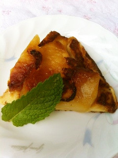 フライパンで、リンゴヨーグルトケーキ-レシピのメイン写真