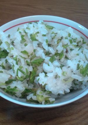 刻んでご飯に混ぜるだけ！-レシピのメイン写真