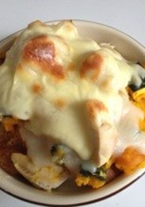 パンでかぼちゃグラタン-レシピのメイン写真