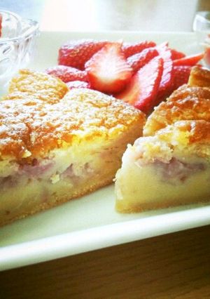 いちごまるまる入れちゃえ！簡単ケーキ☆-レシピのメイン写真