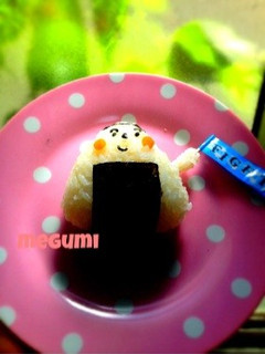 *運動会ファイトおにぎり*(キャラ弁)-レシピのメイン写真