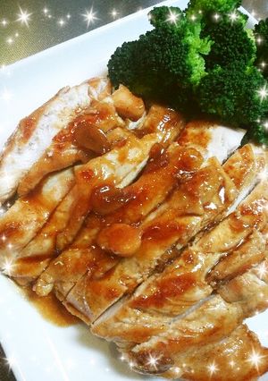 鶏むね肉のさっぱり照り焼き♪-レシピのメイン写真