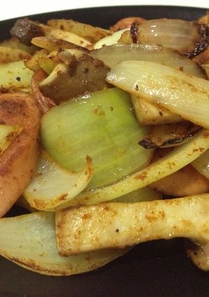 ウインナーとエリンギのカレー炒め-レシピのメイン写真