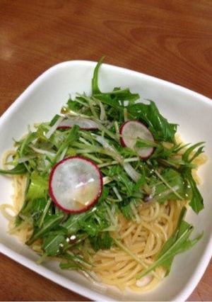 ☆簡単☆水菜のパスタ-レシピのメイン写真