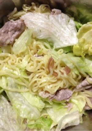 豚肉とレタスのラーメンサラダ-レシピのメイン写真