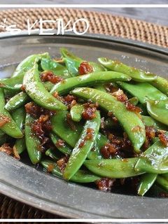 お豆さんのぴり辛にんにく炒め-レシピのメイン写真