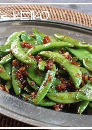 お豆さんのぴり辛にんにく炒め-レシピのメイン写真