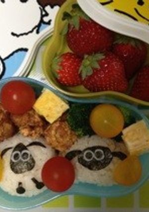 遠足のお弁当（羊のショーン）-レシピのメイン写真