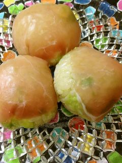 サラダご飯の手毬すし風♪-レシピのメイン写真