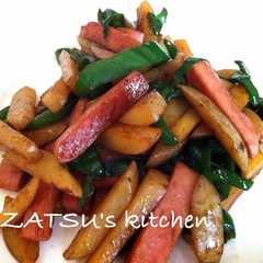 รูปของ 中華風スパムの野菜炒め
