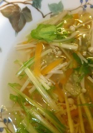 細切り野菜のスープ-レシピのメイン写真