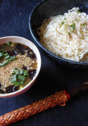 塩のりたまつけ麺-レシピのメイン写真