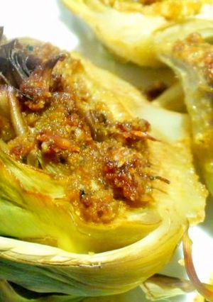 カルチョフィのオーブン焼き-レシピのメイン写真