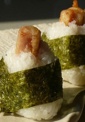 SPAM天むす-レシピのメイン写真