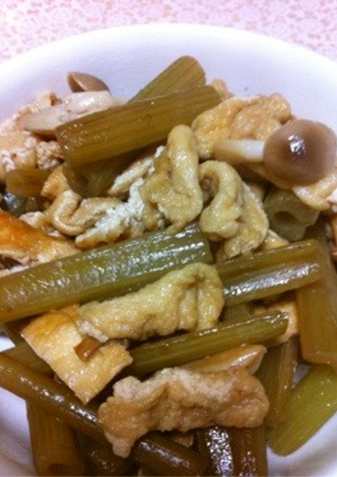 旬を食べたい。定番ふきの煮物-レシピのメイン写真
