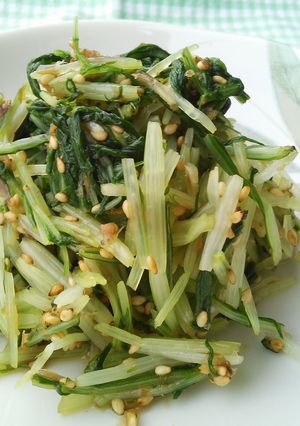 水菜のごまおかか和え-レシピのメイン写真