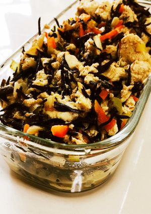 つくりおき低糖質♪ひじきと豆腐の炒め物-レシピのメイン写真