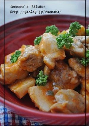 鶏肉と筍のチリソース-レシピのメイン写真