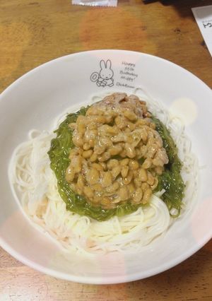 ネバうま♪そうめん-レシピのメイン写真