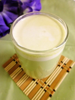 グリーンティー&酒かすdeドリンク-レシピのメイン写真