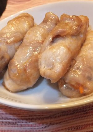 人参の肉巻-レシピのメイン写真
