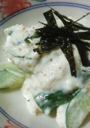きゅうりの豆腐あえ-レシピのメイン写真