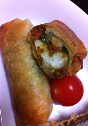 ドライカレーdeポテト春巻き-レシピのメイン写真
