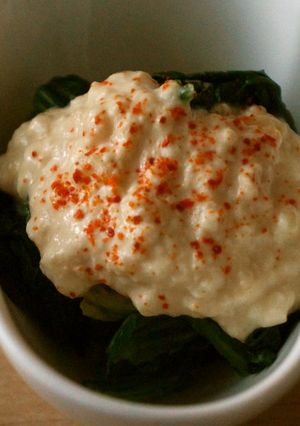 ほうれん草のおひたし　豆腐マヨのせ-レシピのメイン写真