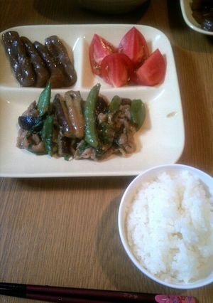 ナスとピーマンのゴマ味噌炒め-レシピのメイン写真