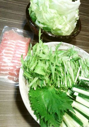 レタス♡生ハム手巻き-レシピのメイン写真