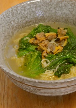 サッポロ一番塩あさりラーメン-レシピのメイン写真