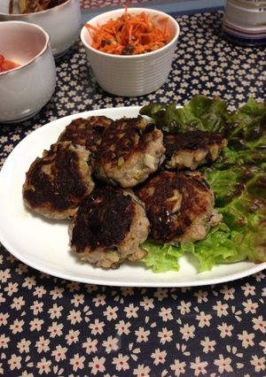 ナスと大葉のミニハンバーグ-レシピのメイン写真